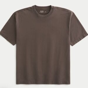 Hollister Boxy Crop Heavyweight Crew T-Shirt